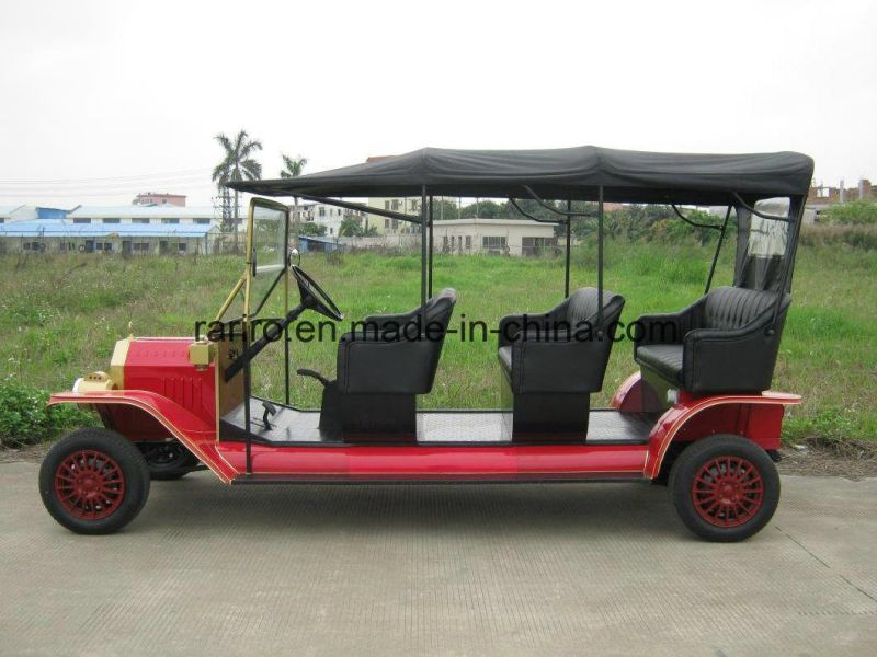 Antique Look Vehicle Vintage Electric Classic Car with 8 Seats CE Certified