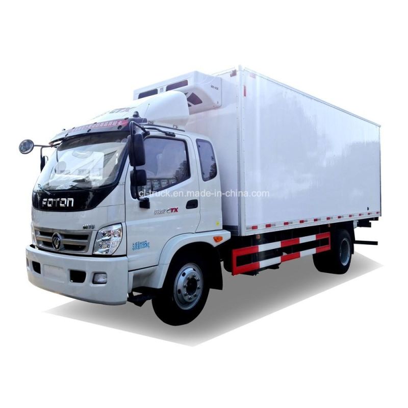 Good Quality Jmc 5tons 4tons 6tons Rhd Thermo King or Carrier Refrigerator Truck Box Van Freezer Refrigerator Van Truck for Meat and Fish Transport