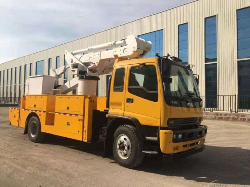 High Quality 17m Insulated Boom Aerial Work Vehicle Cherry Picker