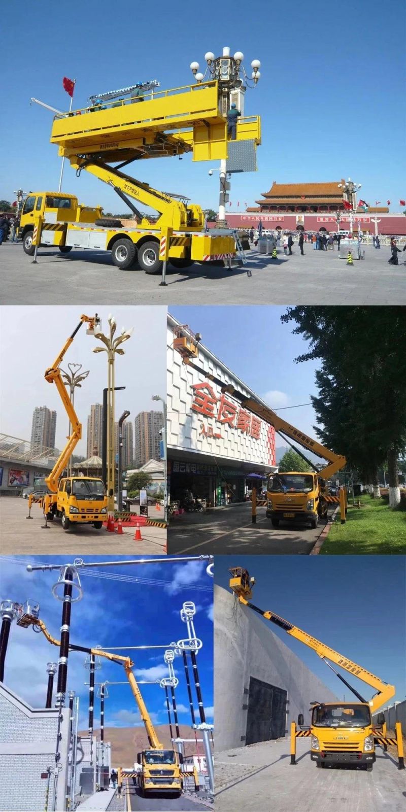 Dongfeng 24m-38m Truck Dual Power Mounted Articulated Boom Lift Hydraulic Aerial Work Platform with Telescopic Arm High Platform Truck