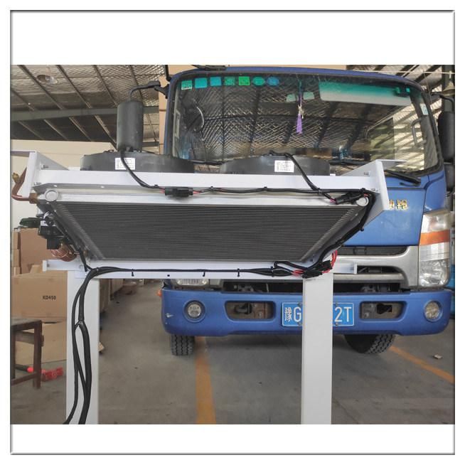 R404A Front Mounted Copper Tube Evaporator 2 Condenser Fans Truck Refrigeration Equipment Unit
