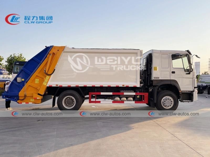 Sinotruk HOWO 4X2 280HP Euro-4 Rhd 10tons 14m3 Compressed Compression Garbage Truck Waste Compactor Collection Truck