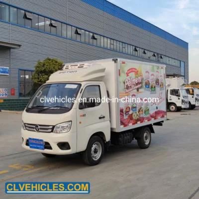 Foton 4X2 Ice Cream Freezer Cooling Food Truck Refrigerator Van Truck