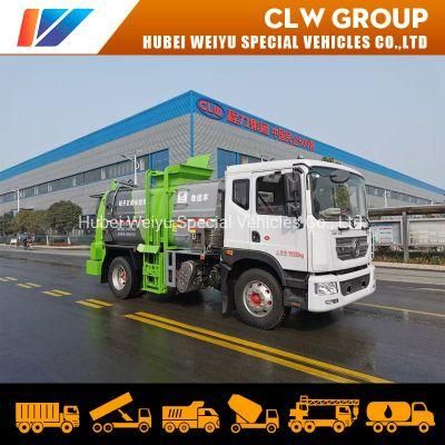 Chengli Dongfeng 12 Cubic Kitchen Bucket Garbage Truck Trash Clean Junk Waste Good Recycling Transport Truck