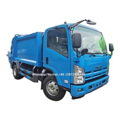 Japan 700p Isuzu 5m3 5.5m3 6m3 7m3 Compactor Garbage Waste Collection Truck