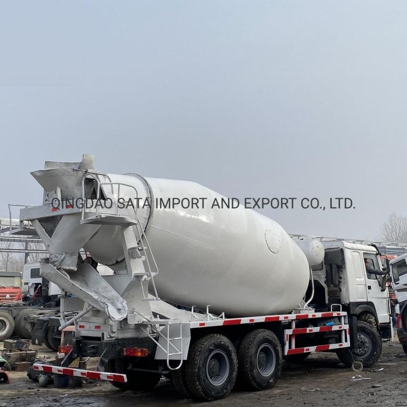 HOWO Concrete Mixer Trucks Cement Concrete Mixing Tank Truck