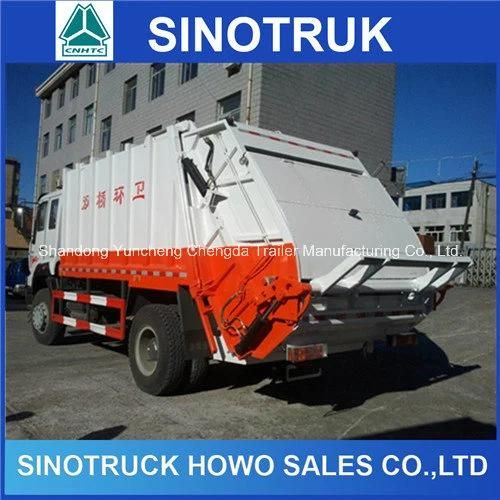 Sinotruk HOWO Special Truck 6 Wheel 12cbm Compactor Garbage Truck