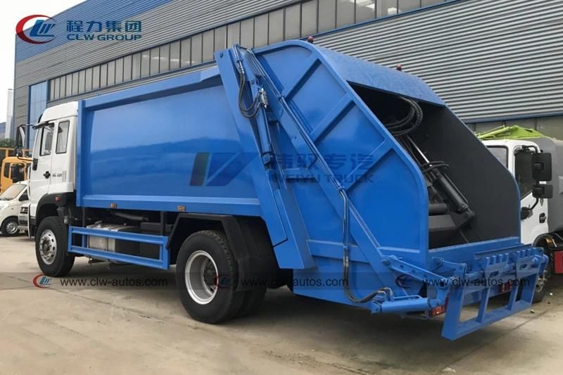 Sinotruk Homan 4X2 Rhd 12 Cbm 220HP Sanitation Commercial Garbage Compactor Truck