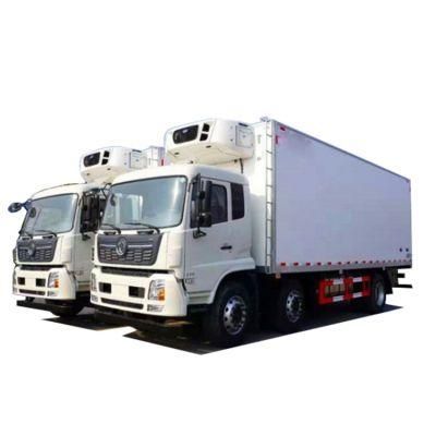 Dongfeng Tianjin High-End 15 Tons Frozen /Fresh Goods Transport Truck 4X2 Refrigerated Van Truck Mobile Freezer Truck