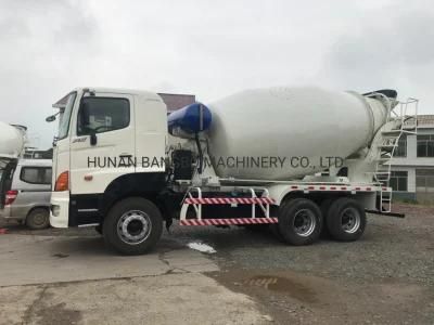 Hino 700 Beton Mixer Machine Cement Transit Mixing Truck Used Concrete Batch Mixer Trucks