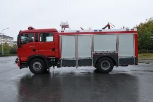 Sinotruk HOWO 16000gallon Water/ Foam Tower Telescopic Boom Fire Truck