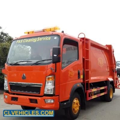 Sinotruck HOWO Light Duty 5cbm Compressed Garbage Disposal Truck