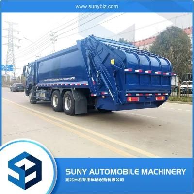 Sinotruk HOWO 20cbm Refuse Container Rear Load Garbage Truck