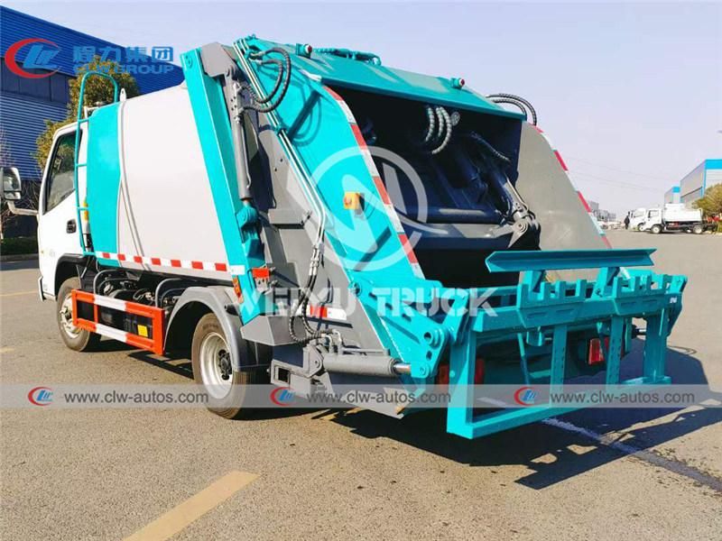 China Brand Kama 5tons 4500liters 5cbm Garbage Compactor Truck Compression Waste Removal Truck for Sanitation Services