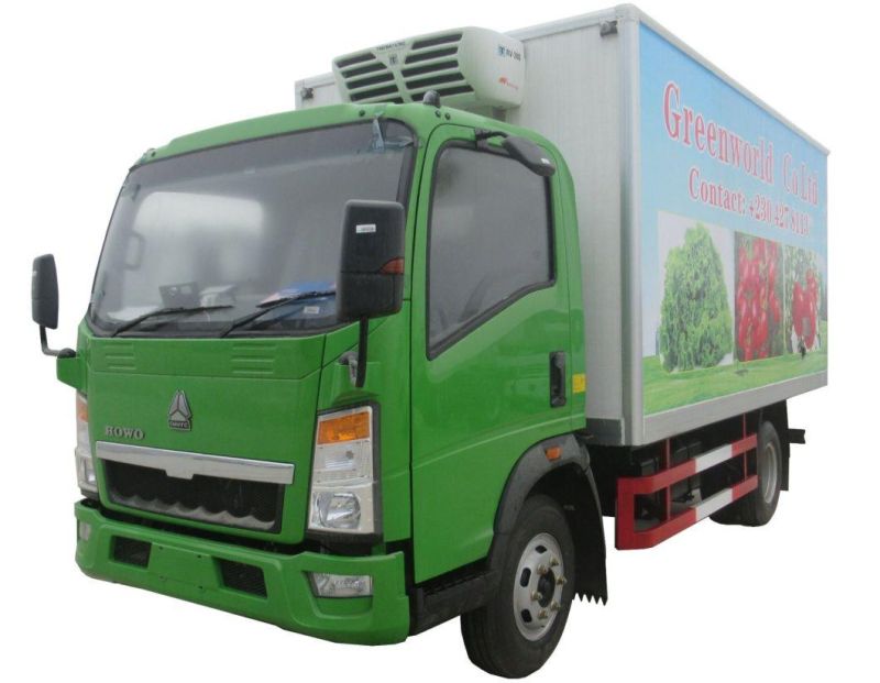 Sinotruk HOWO Light Small 5tons 6tons 7tons 8tons Refrigerated Cold Room Van Truck