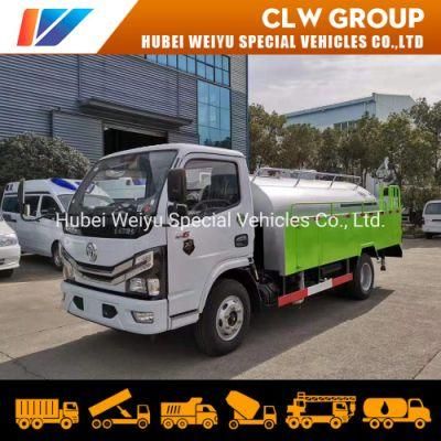 3000litres Vacuum Sewage Suction Tanker Truck with Water Sprayer Factory Price