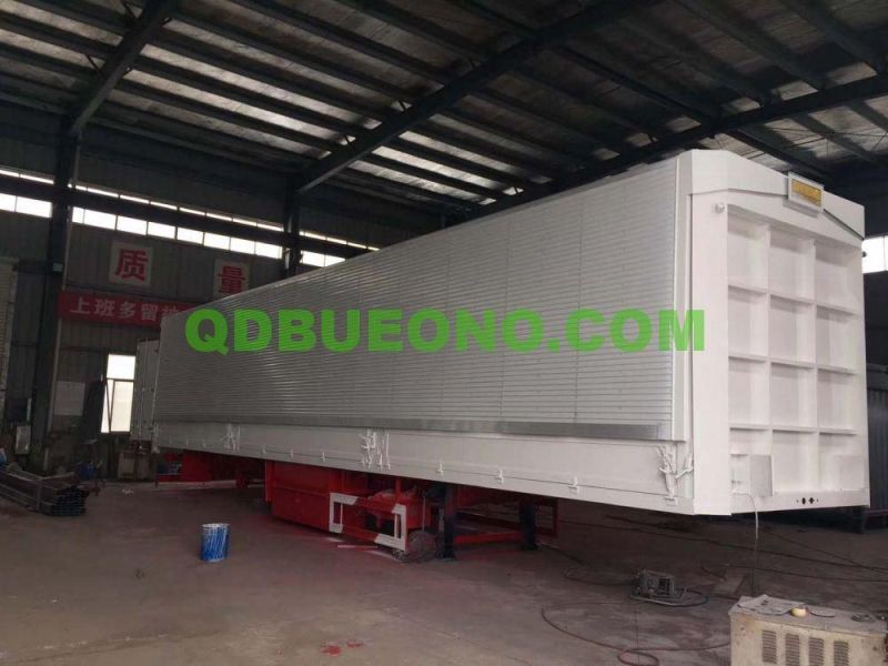 China Manufacturing Steel Heavy Open Wing Van Body for Cargo Truck