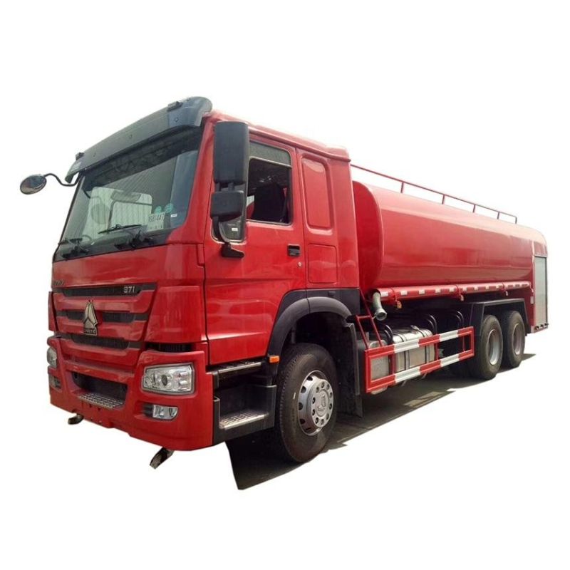 Heavy Duty HOWO 6X4 Forest Water Sprinkler Fire Fighting Truck with 25, 000L Capacity Water Tanker for Sales