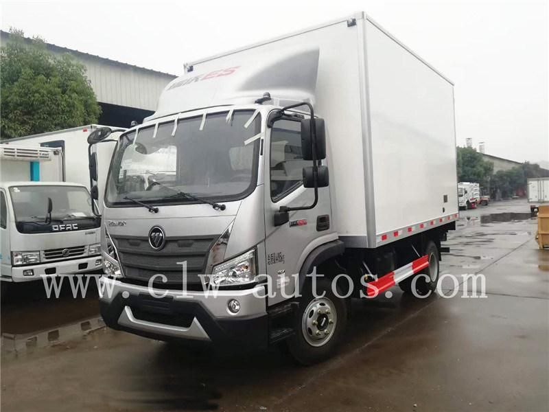 Foton 3tons 4tons 5tons 6tons Fresh Meat Refrigeration Truck 4X2 Ice Cream Refrigerator Van Box Truck