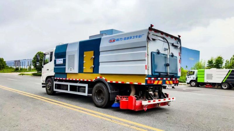 Dongfeng 3000 Liter Water and 7000 Liters Dust Rear Suction Sweeper Truck