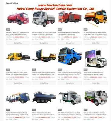 HOWO Mobile Workshop 6X6 off Road Service Trucks Customizing