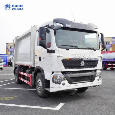 HOWO 4X2 Used 10m3 12m3 14m3 Garbage Collection Truck Used Garbage Trucks