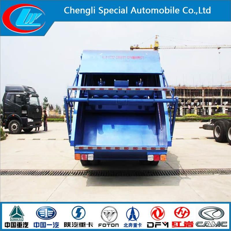 Dongfeng Low Price 8cbm Garbage Compactor Truck
