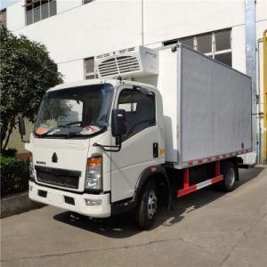 Sino HOWO Reefer Van Truck for Fruit Sea Food Frozen Food Transport