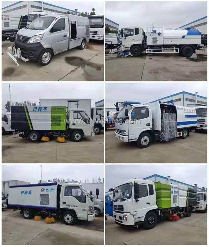 International Brand 5.5m3 Diesel Road Sweeper and Vacuum Cleaner Gravel Washing Plant Sweeping Truck