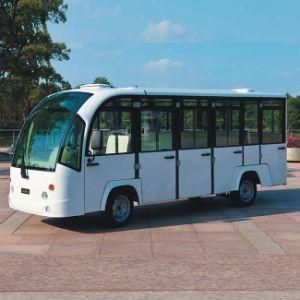 CE Approved 14 Seater Electric Enclosed Tourist Bus Sightseeing Car (DN-14F)