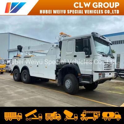 Sinotruk HOWO off Road 6X6 Road Wrecker Towing Recovery Rescue Wrecker Truck 10tons for Sale
