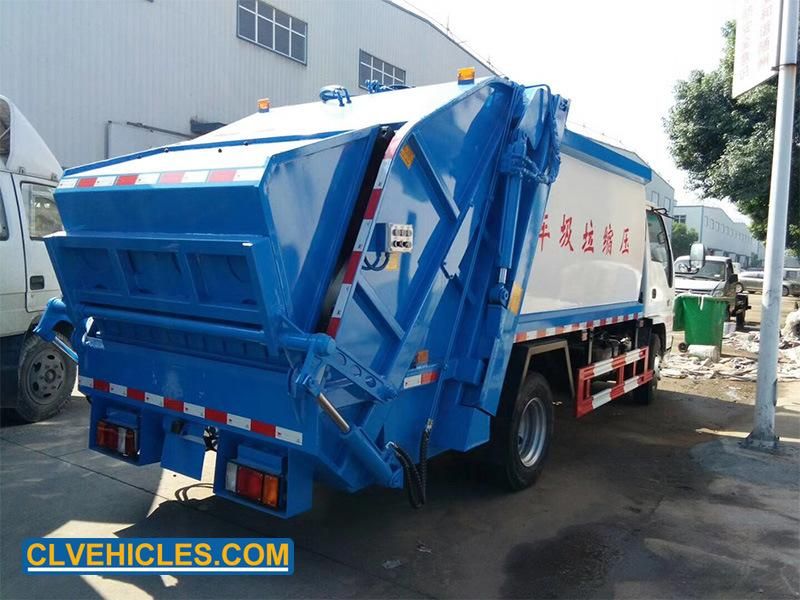 Isuzu 5cbm Hydraulic Garbage Compactor Truck Garbage Compression Truck