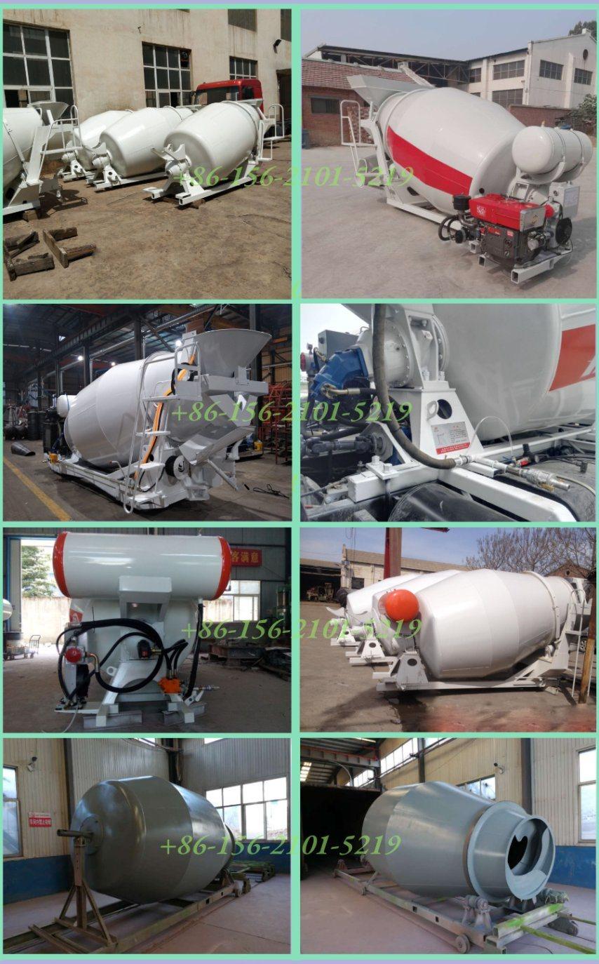 Bueno Brand Material Cement Concrete Mixer Drum for Volvo Truck Chassis