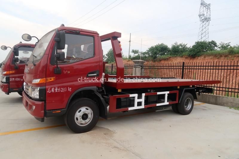 JAC 4X2 Right Hand Drive Left Hand Drive 4tons Flat Bed Wrecker Tow Trucks