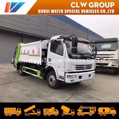 6cbm 8cbm Waste Compactor Garbage Truck Rear Loader Garbage Compressed Truck