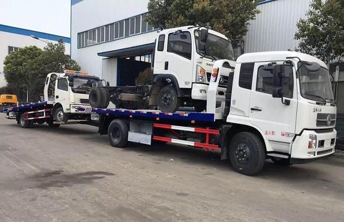 Broken Car Vehicle Rescue New Wreckers Tow Tank Under Lift Sany Palfinger Crane Wreckers Flatbed Truck