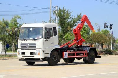 Dongfeng 12cbm Rear Loading Hook Lift Garbage Truck