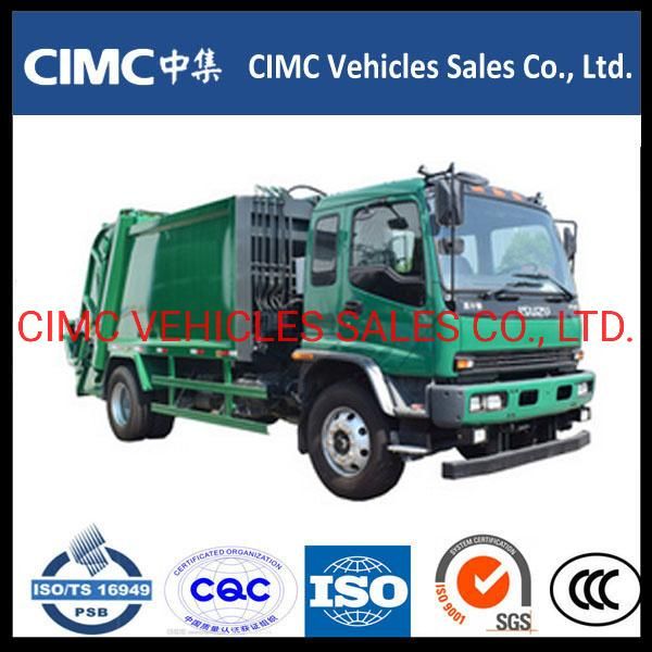 China Isuzu Fvr 6wheeler Waste Disposal Truck 10m3 12m3 with 6HK1 Engine