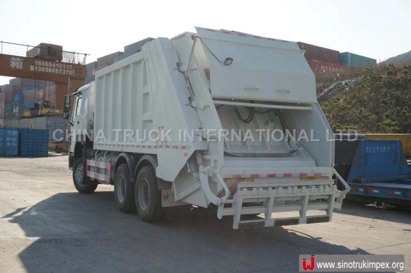 Sino Truck HOWO 18m3 6X4 Big Compression/Compactor Garbage Truck