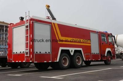 Heavy Duty 6*6 6*4 HOWO I Suzu 12 Tons 15 Tons Foam Tanker Fire Fighting Truck