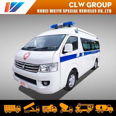 China Gasoline Foton G7 Patient Rescue Monitor Ambulance Car 5~7 Persons Transit Hospital Medical Ambulance