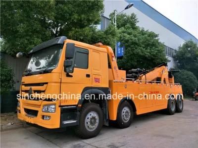 380HP 8X4 HOWO Heavy Duty Wrecker Towing Truck for Sale