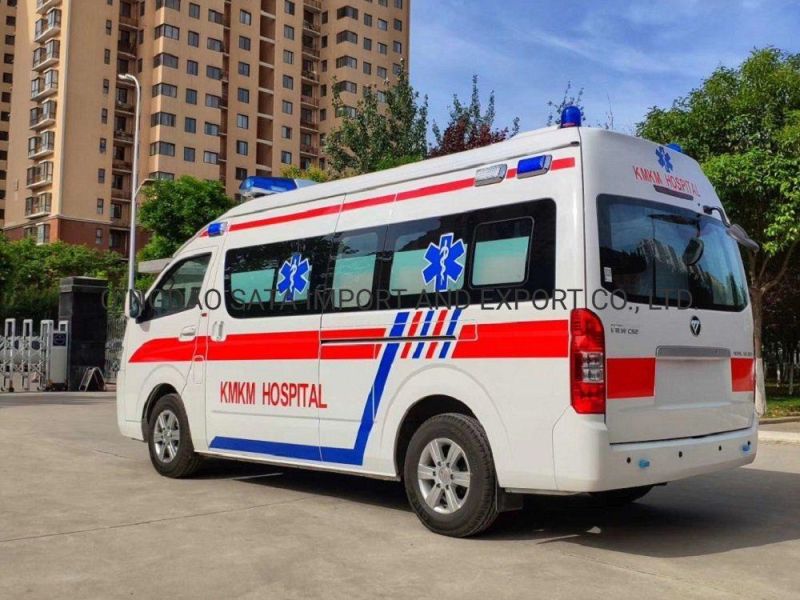Foton ICU Ambulance Car Rescue Stretcher Ambulance Vehicle