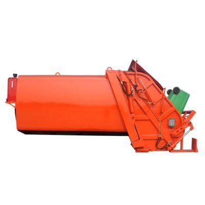 High Efficiently 6 Cbm Garbage Compactor Truck with Arc-Shaped Box Body and Compression System to Transport Urban Sewage