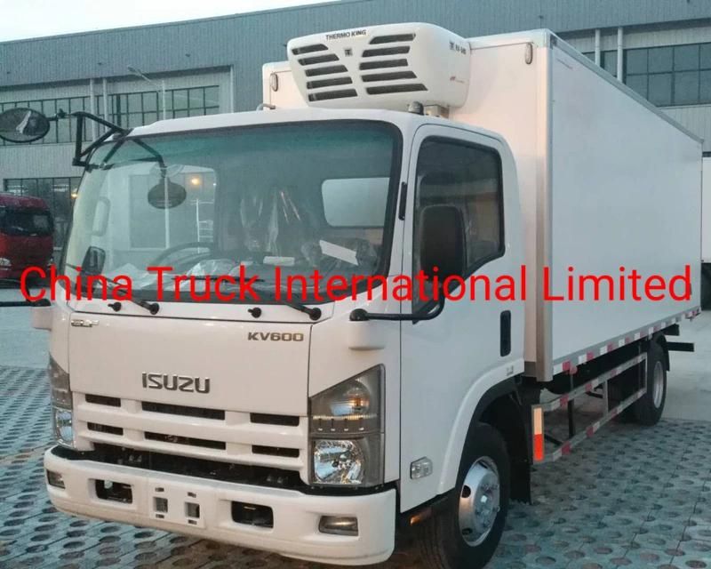 Isuzu Kv600 4*2 120HP Truck with Refrigerator Body