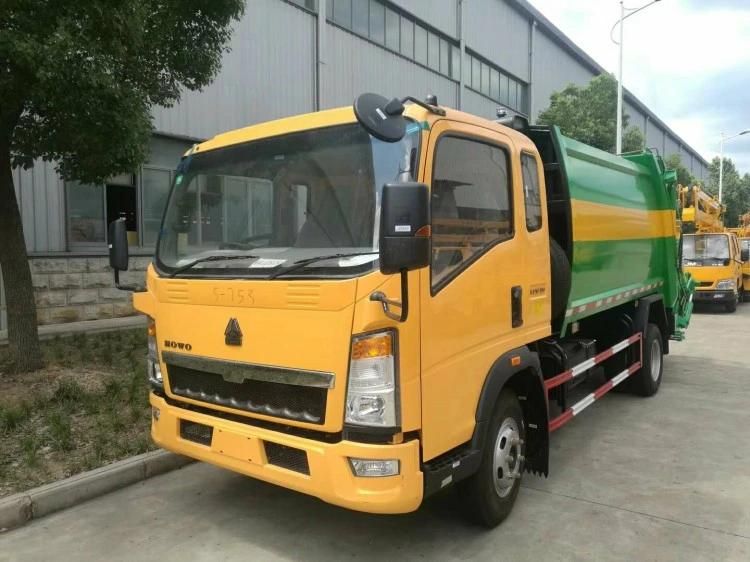 Brands of New 4*2 5 Cbm Waste Garbage Compactor Truck