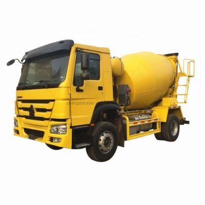 HOWO 5m3 6 Wheel Concrete Mixer Truck with Pump