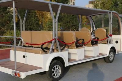 14 Seats Electric Sightseeing Car 14 Seats Sightseeing Double Decker Bus for Sale