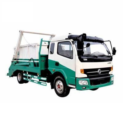 Dongfeng Rhd LHD 5m3 Skipper Garbage Truck, 4ton 5ton Swing Arm Garbage Truck Low Price on Sale