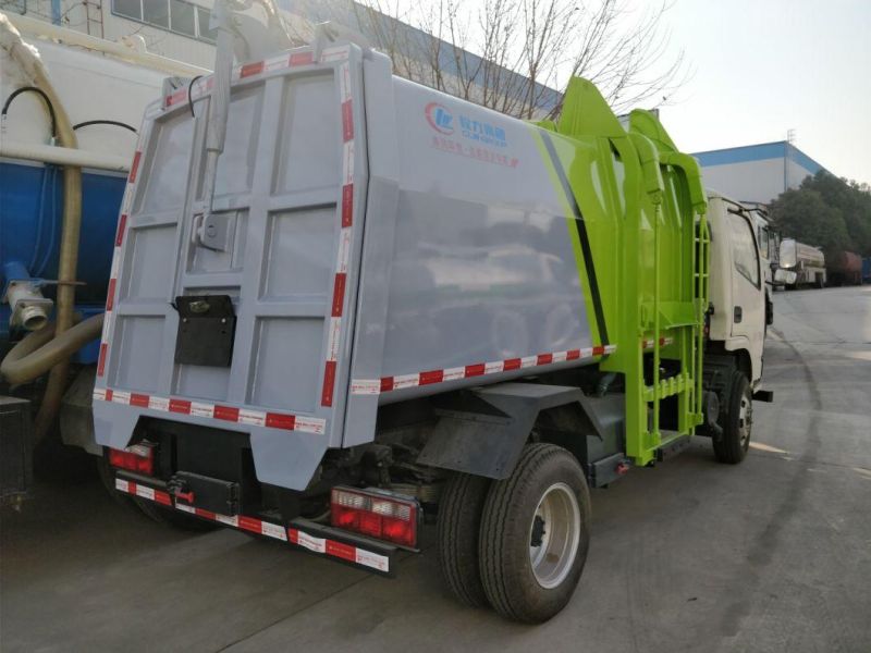 4*2 Side Loader Garbage Truck Small Hanging Bucket Garbage Truck